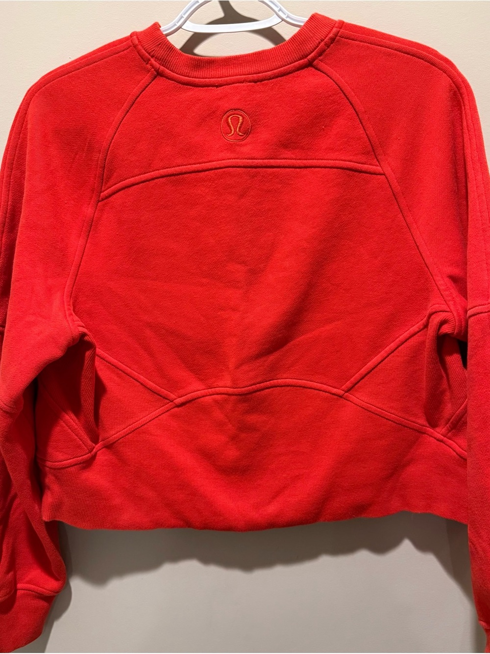 Lululemon Scuba Oversized Pullover, color Hot Heat - Picture 6 of 6